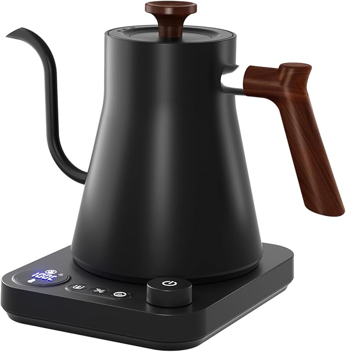 Gooseneck Electric Kettle, White, 0.9L