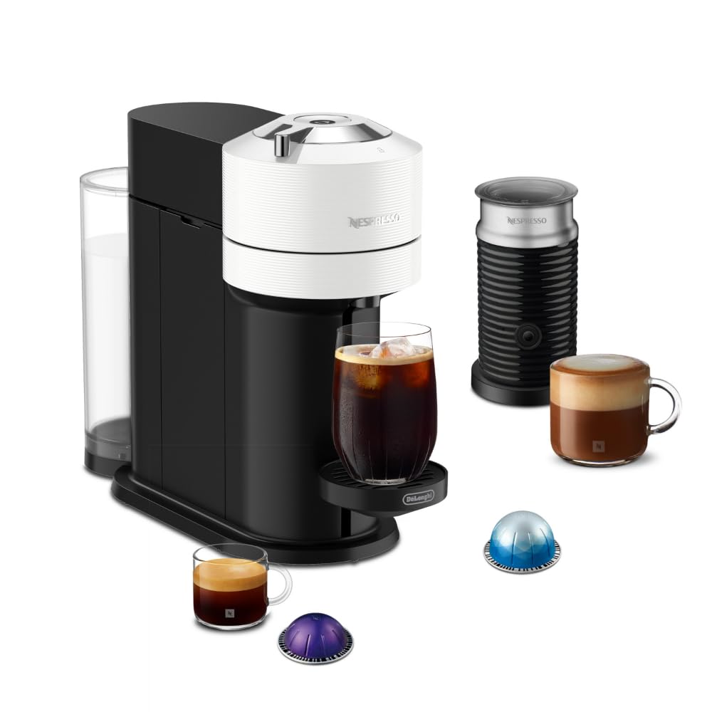 Nespresso Vertuo Next Coffee and Espresso Maker by De'Longhi, White