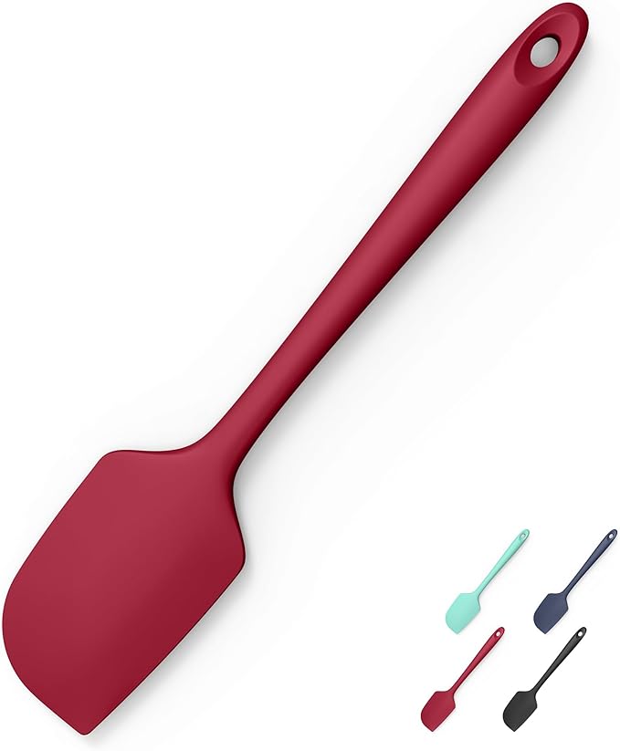 Doosu 600°F Heat Resistant Silicone Large Spatula, 11.4in, Aqua Sky