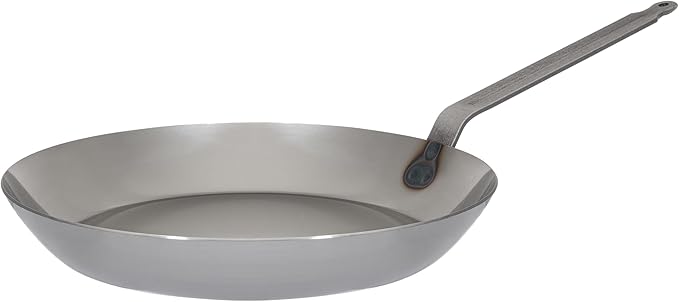Matfer Bourgeat Black Carbon Steel Frying Pan, 10 1/8"