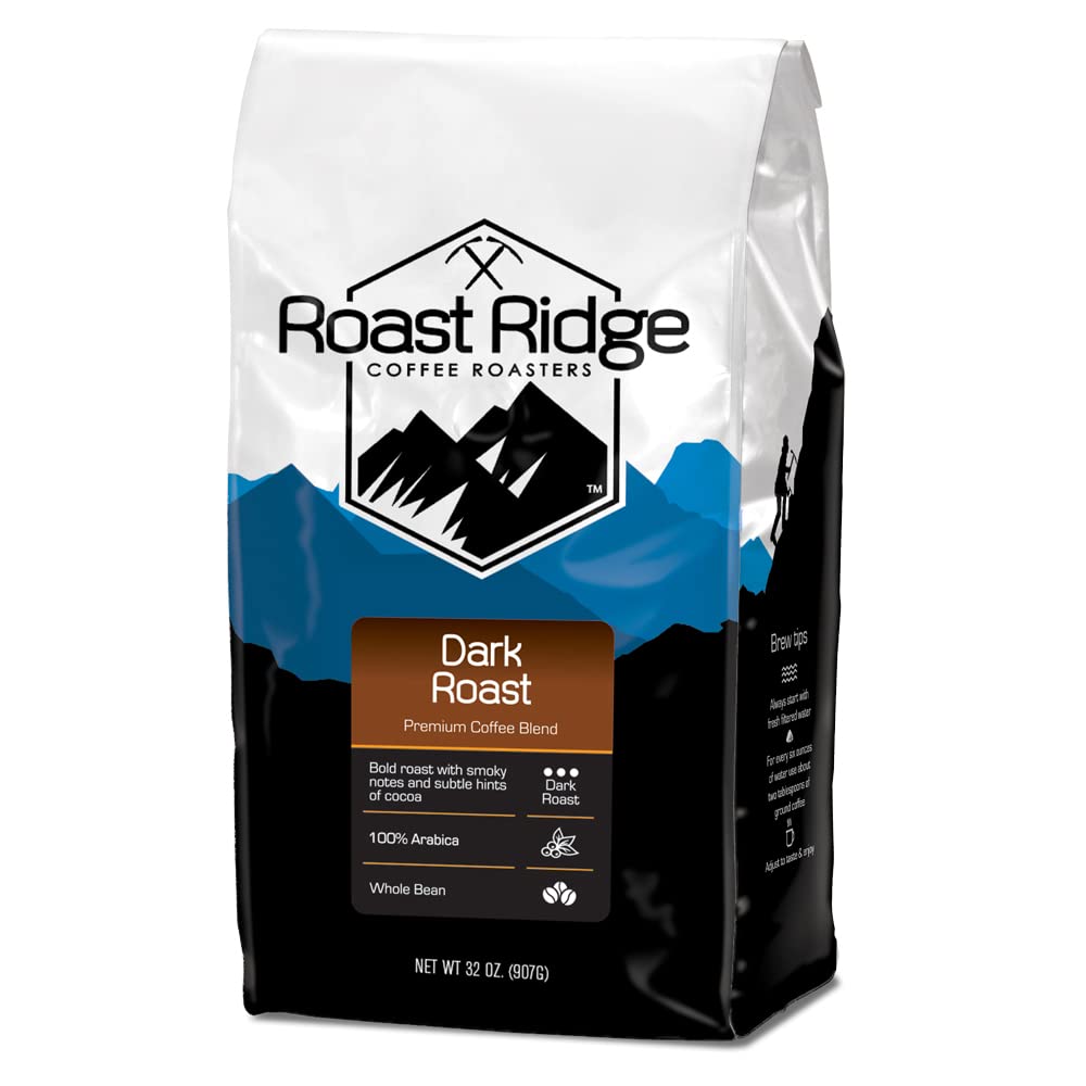 Roast Ridge Whole Bean Coffee, Dark Roast, 2 lb