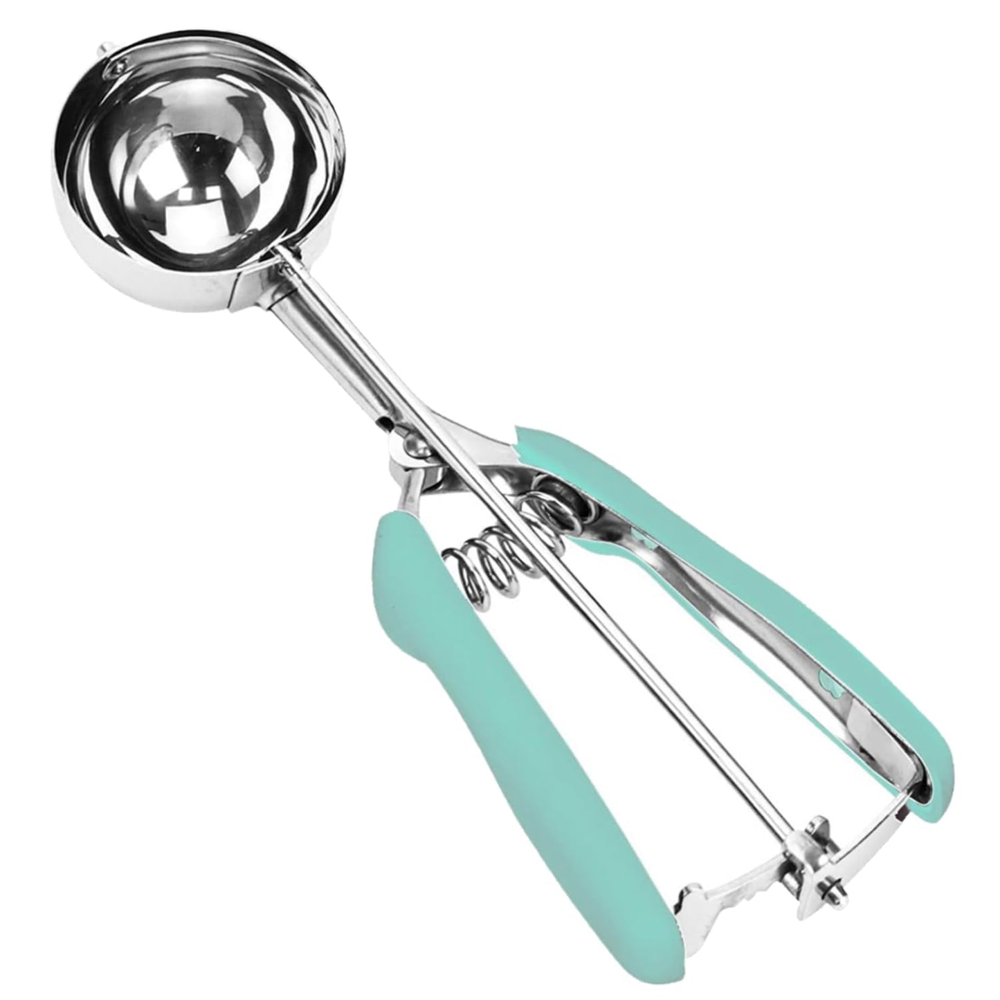 Cookie Scoop, Ice Cream Scoop, 1Tbsp/15 ml/0.5oz Cookie Scoops for Baking, 18/8 Stainless Steel Cookie Scooper for Baking, Cookie Dough Scoop with Non-slip Grip (Red)