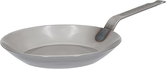 Matfer Bourgeat Black Carbon Steel Frying Pan, 10 1/8"