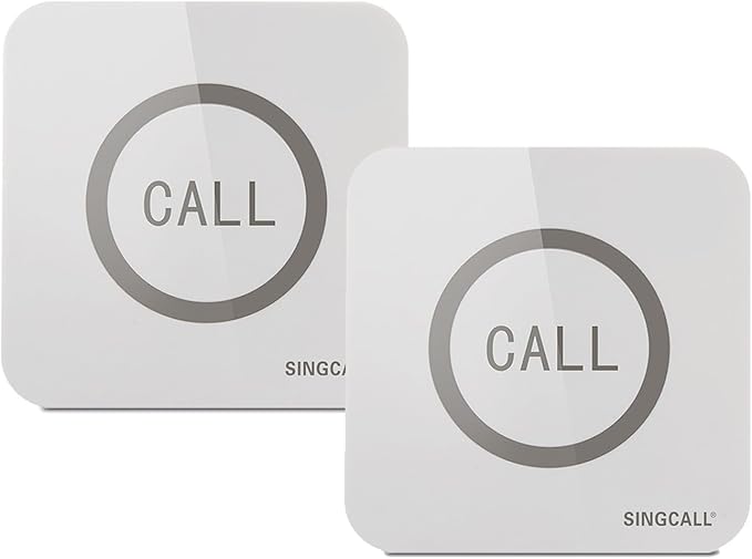 SINGCALL Restaurant Pager System Calling Receiver, Can't Be Used Alone