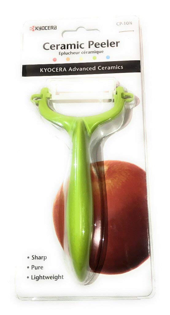 KYOCERA Fruit & Vegetable No-Rust, Ultra-Sharp Ceramic Y-Peeler
