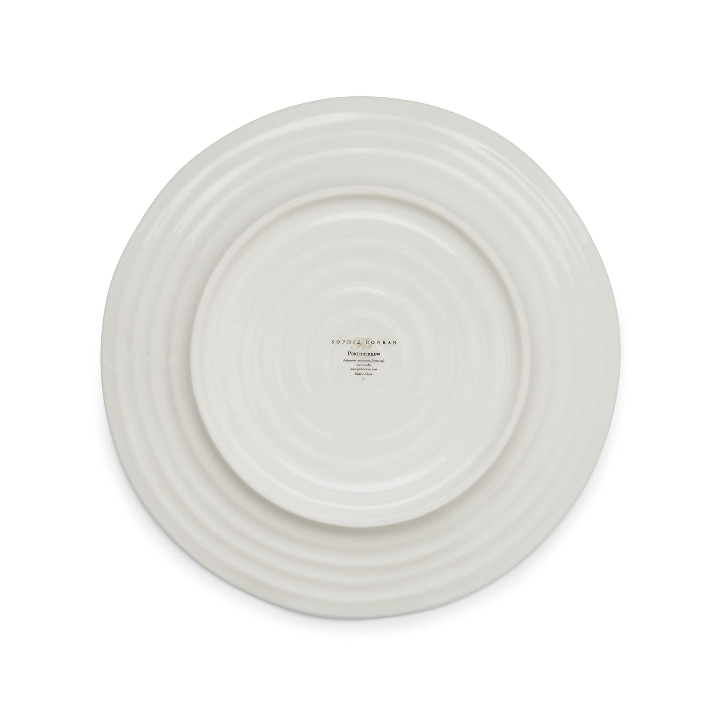 Portmeirion Sophie Conran White Salad Plate, Set of 4