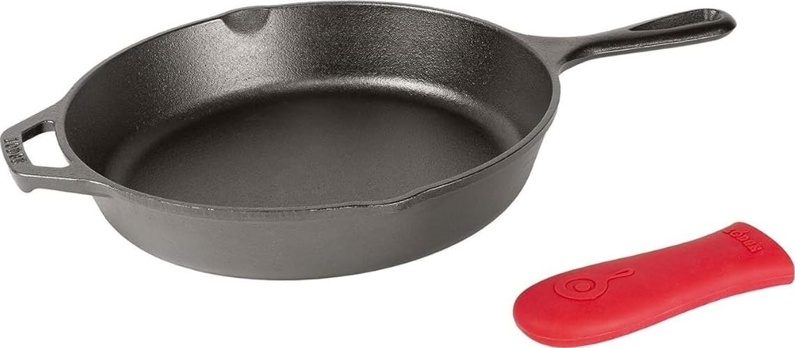 Lodge Pre-Seasoned Cast Iron Skillet, PFAS-Free, 13.25 Inches