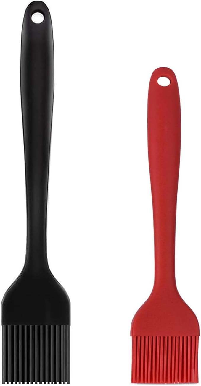 Hhyn Silicone Basting Pastry Brush Set 4 Pack, Multicolor