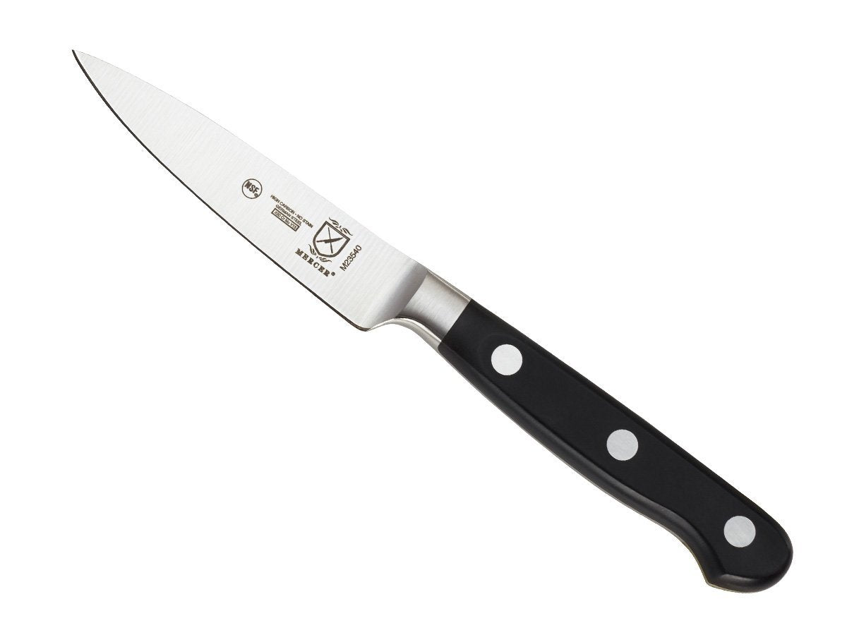 Mercer Culinary Olive Wood 4-Piece Steak Knife Set