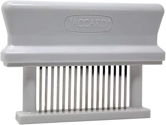 Jaccard 200348T, 48 Blade Durable Meat Tenderizer with Stainless Steel Razor Sharp Needle, Cooking Gadget for Tenderizing Chicken, Beef, Pork, Veal, BBQ, Tan