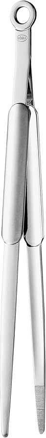 Rosle 12986 Stainless Steel Fine Tipped with Silicone Needle-Nose Pliers Cooking Tongs