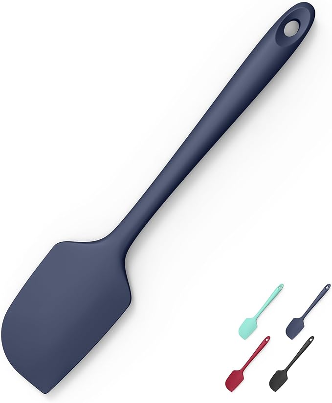 Doosu 600°F Heat Resistant Silicone Large Spatula, 11.4in, Aqua Sky