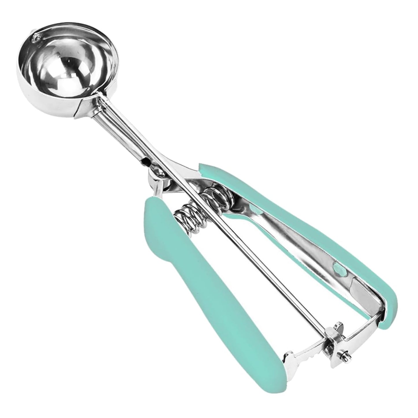 Cookie Scoop, Ice Cream Scoop, 1Tbsp/15 ml/0.5oz Cookie Scoops for Baking, 18/8 Stainless Steel Cookie Scooper for Baking, Cookie Dough Scoop with Non-slip Grip (Red)