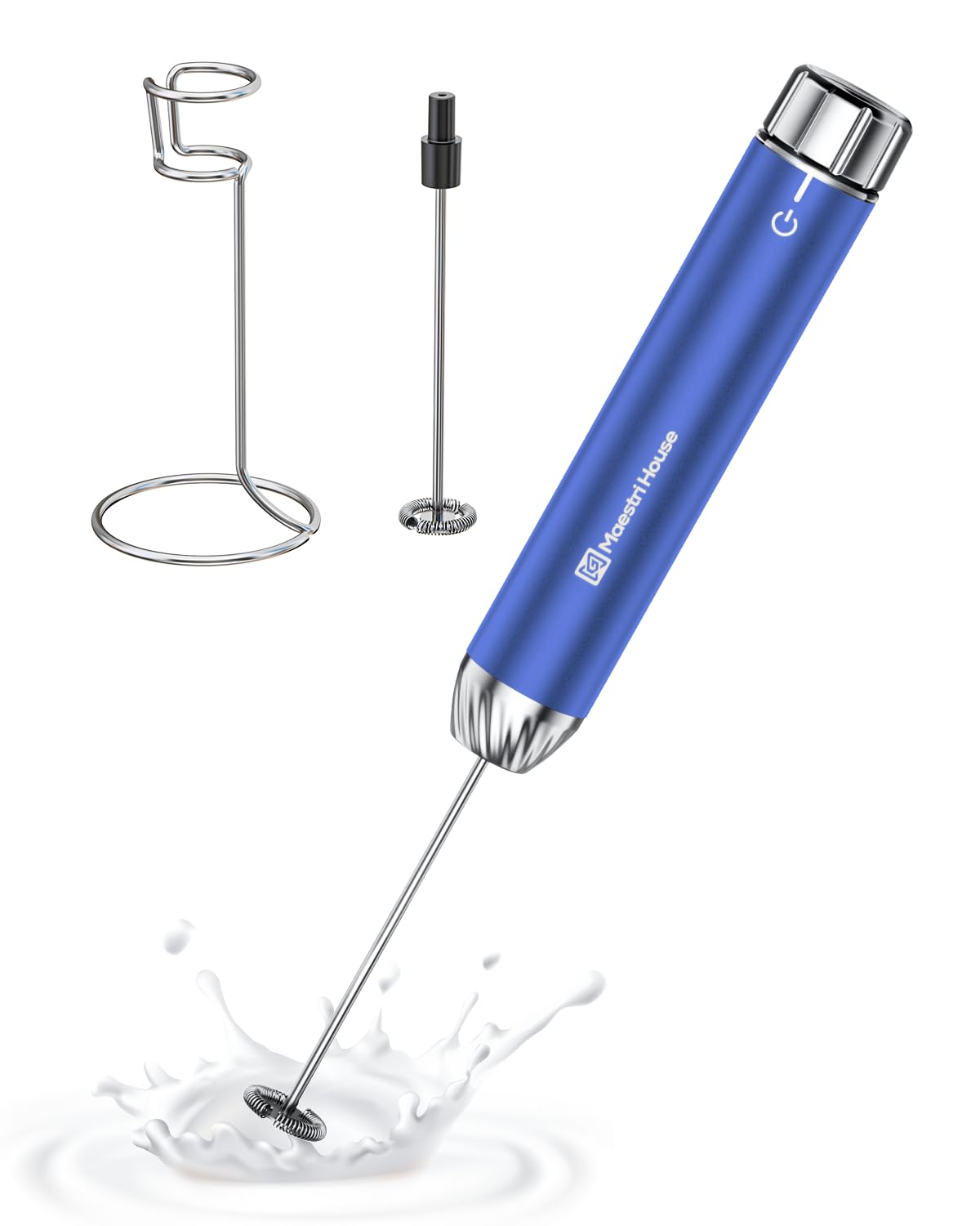 Maestri House LunaFro Max Rechargeable Milk Frother,Stepless Speed Control