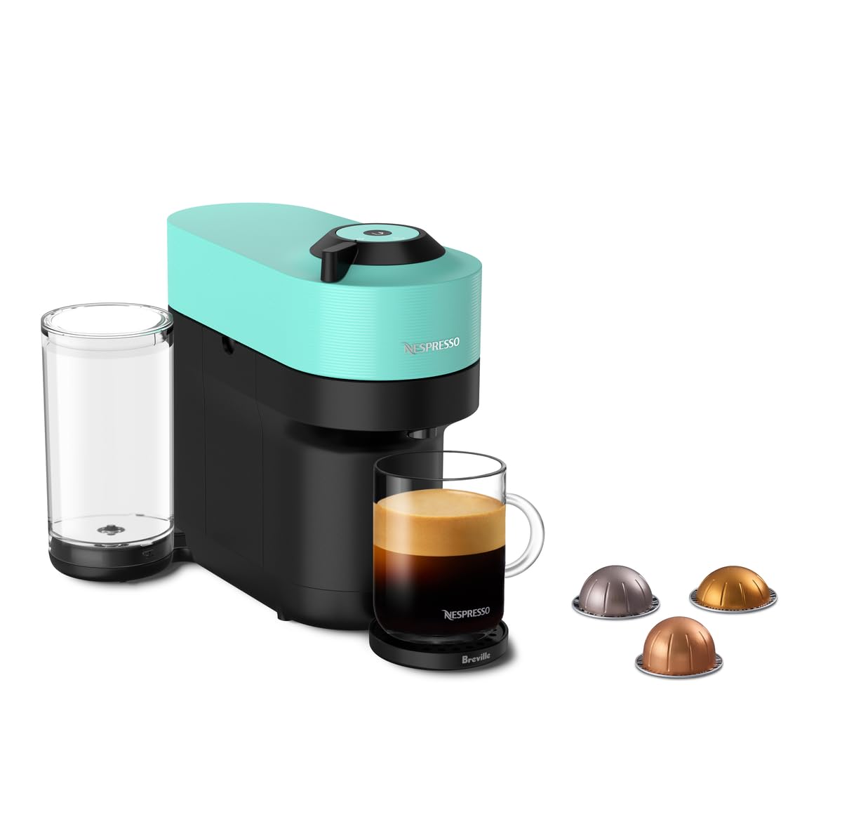 Nespresso Original Vertuo Pop+ Coffee & Espresso Maker by Breville, Grey