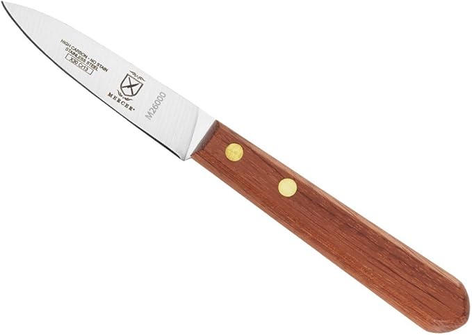 Mercer Culinary Praxis Chef Knife with Rosewood Handle, 8 Inch, Wood
