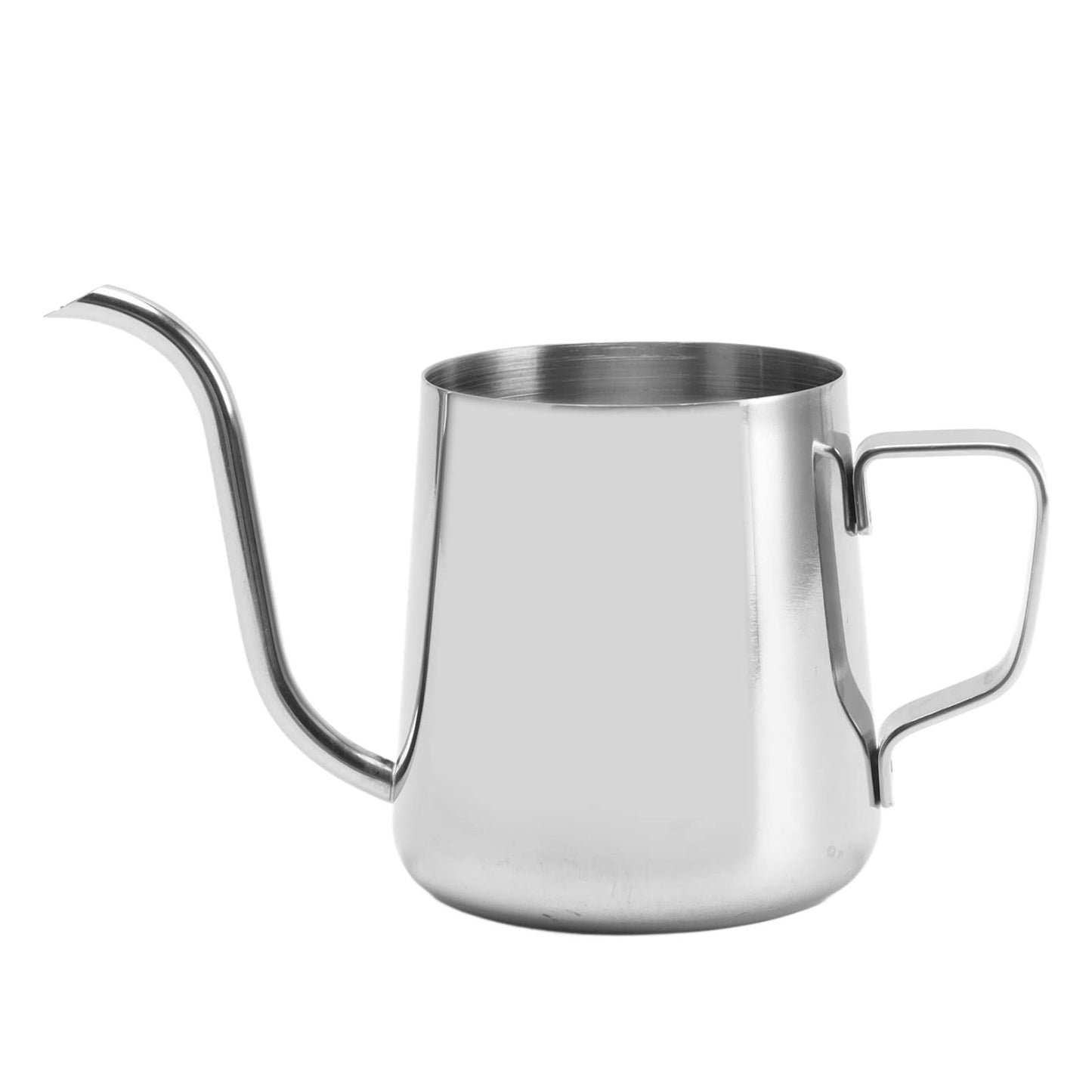 Pour Over Kettle, 12oz Stainless Steel Gooseneck Spout Pour Over Coffee Kettle, Long Narrow Drip Spout Coffee Tea Pots for Precision Pouring, Home Brewing, Camping (12oz, Black with Lid)