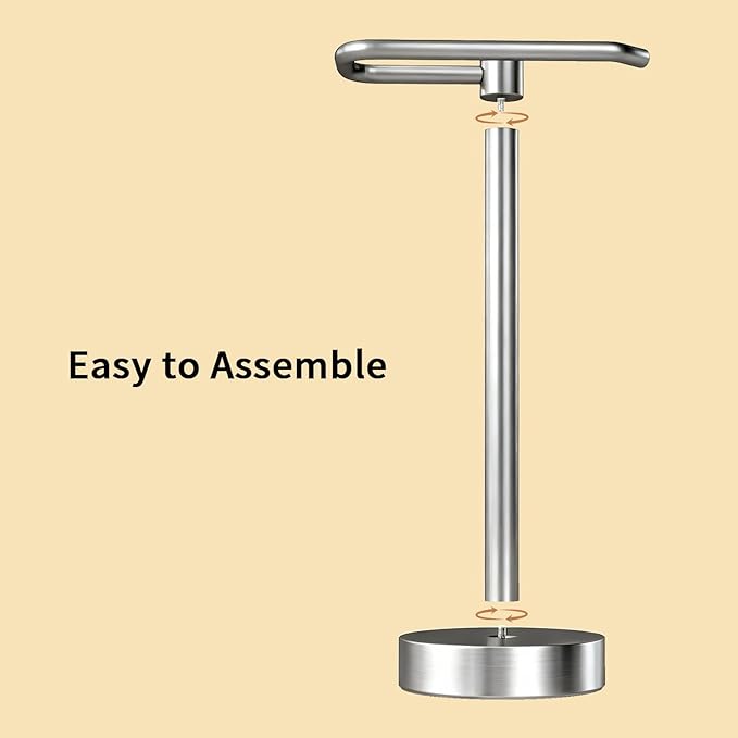 YUMORE Hand Towel Holder Stand Countertop Towel Rack Free Standing Towel Bar Hanger for Bathroom Kitchen