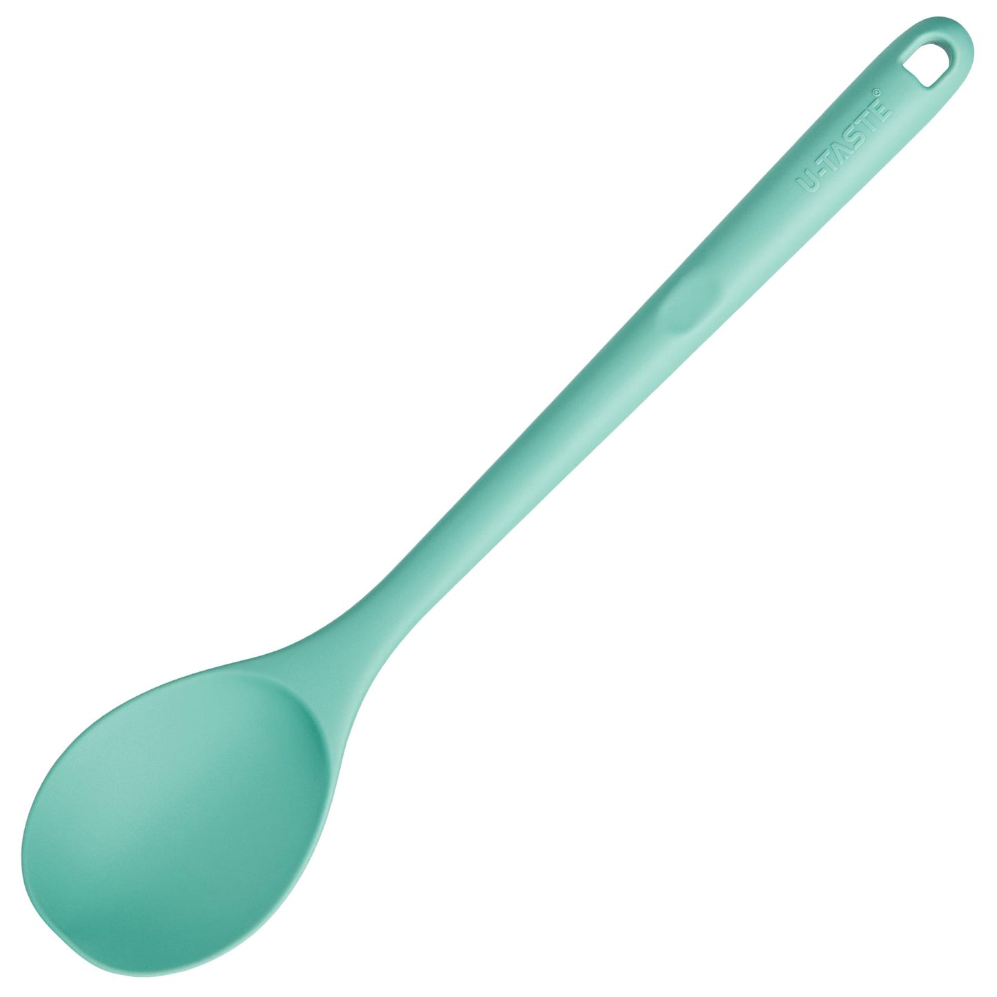 U-Taste Silicone Cooking Spoon, 13.3" Long Large Mixing Spoon, Orange