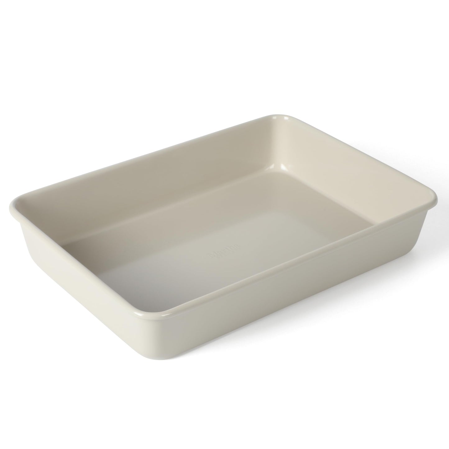 Martha Stewart Gallen 13 x 9 Inch Rectangular Nonstick Carbon Steel Cake and Baking Pan – Cool Grey, Durable Bakeware for Even Cooking and Easy Release