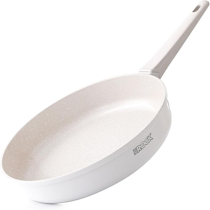 THE ROCK SOHO 12.5-Inch Nonstick Frying Pan – Compact for Urban Kitchens, Nothing Sticks, Never Warps, Lasts Longer, Oven & Dishwasher Safe, Black