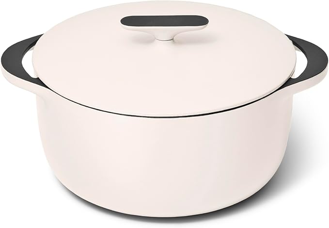 Caraway Enameled Cast Iron Oval Dutch Oven