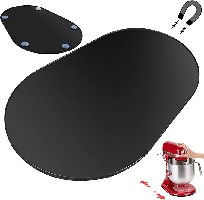 Mixer Mat Slider for KitchenAid 5-8 Qt Tilt Head Stand Mixer - Bamboo Kitchen Appliance Sliding Tray Mixer Mover Slider Board Compatible with Kitchen aid 5-8 Qt Stand Mixer, KitchenAid Artisan