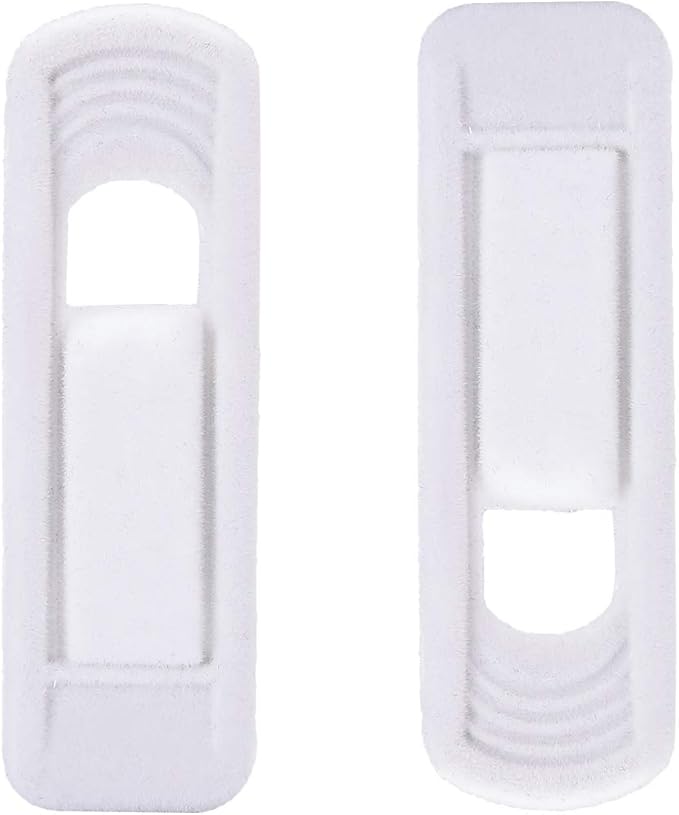 Trgowaul Velvet Hangers Clips, Pants Hangers Velvet Clips, Strong Finger Clips Perfect for Thin Velvet Hangers (60pc, White)