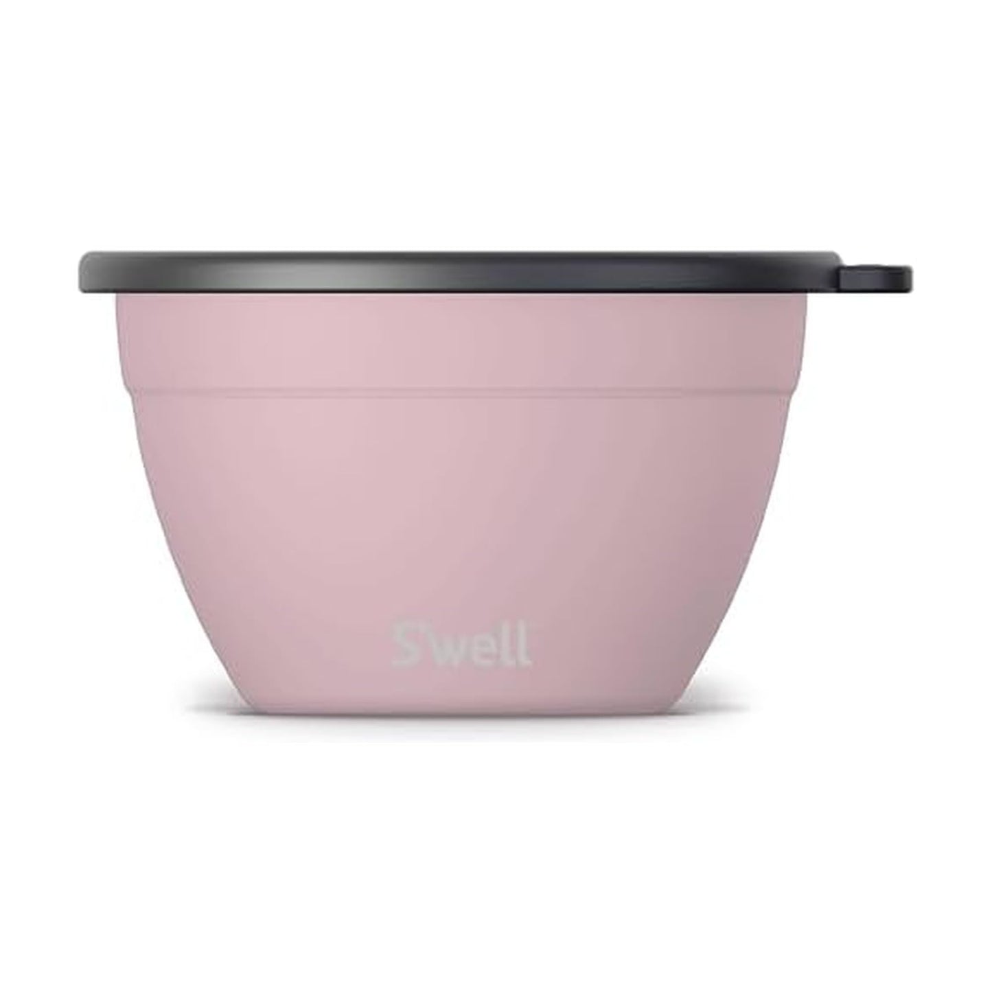 S’well Stainless Steel 64oz Salad Bowl Kit in Onyx, Comes with 2oz Condiment Container and Removable Tray for Organized Serving, Leak-Proof and Dishwasher Safe
