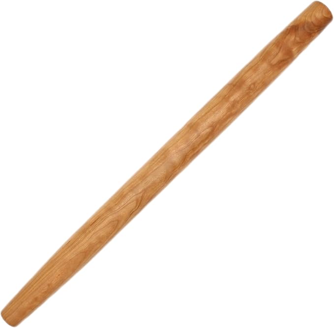 Handmade French Rolling Pin Set: 12 & 20 Wooden Rolling Pins for Baking, Dough, Pizza, Chapati, and Tortilla. Crafted in Kentucky. (Maple, Set (12 Inch & 20 Inch))