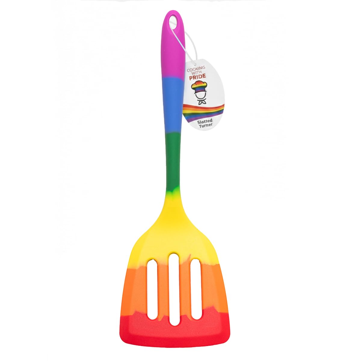Cooking With Pride Non-Stick Spring-Action Locking Tongs, Heat-Safe Silicone With Zinc-Plated Iron, 10.25-Inch