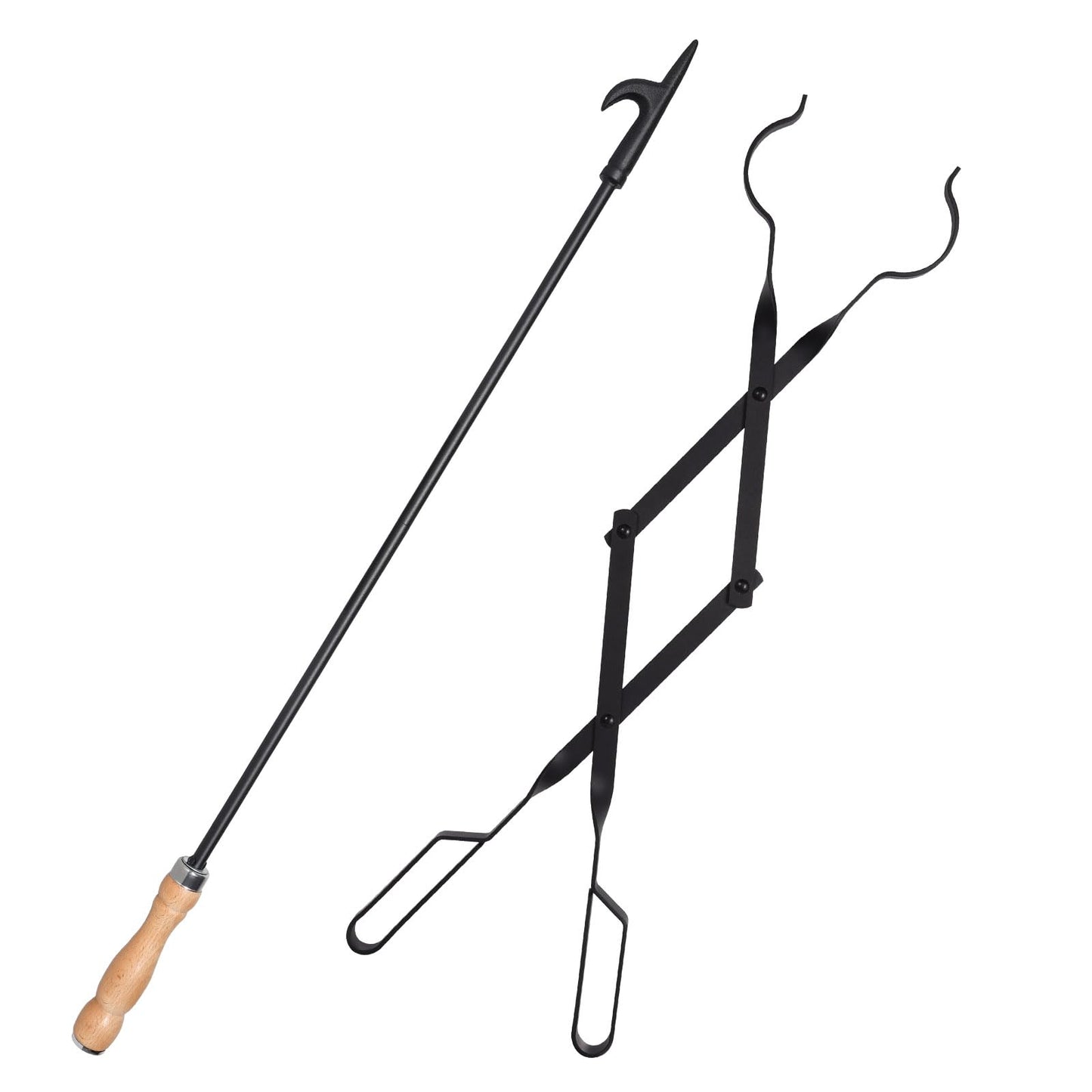 himaly 32" Fire Pit Poker for Fireplace & Campfire