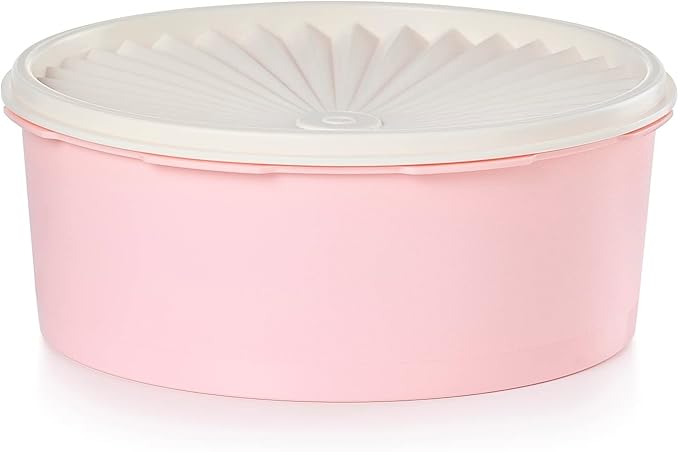 Tupperware Heritage Collection 7.6 Cup Cookie Canister, Vintage Blue Color, Dishwasher Safe and BPA Free Container (1.8 L)