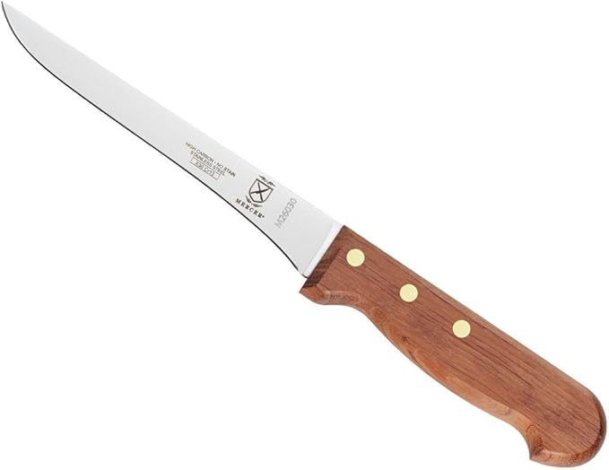 Mercer Culinary Praxis Chef Knife with Rosewood Handle, 8 Inch, Wood