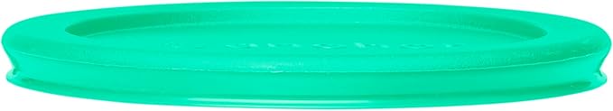 Anchor Hocking 2 Cup Glass Storage Containers with Lids, Set of 4 Glass Food Storage Containers with Mint SnugFit Lids (Pack of 2)