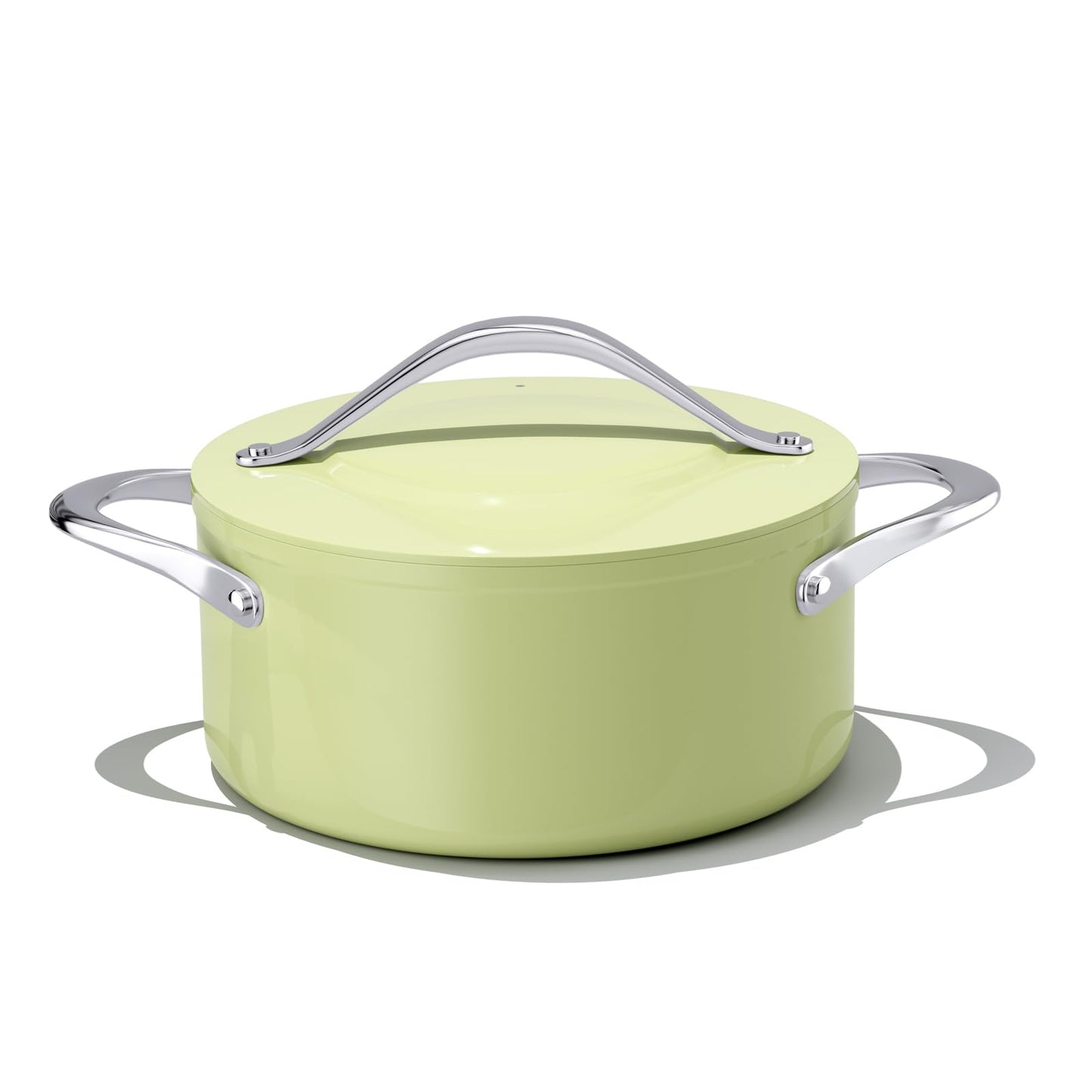 CookinCraze Ceramic Dutch Oven with Lid, 4.5 QT Nonstick Pot for Baking