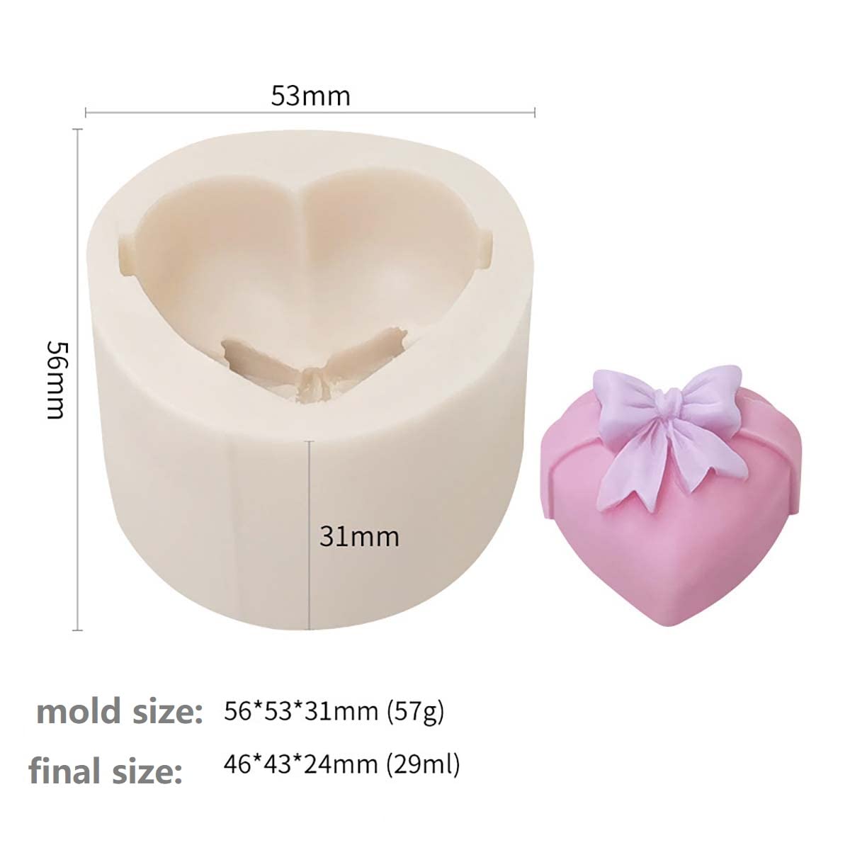 2 Pack Dinosaur Silicone Mold - Resin Candle & Easter Egg Mold - Animal & Cartoon Mold for Home Decoration