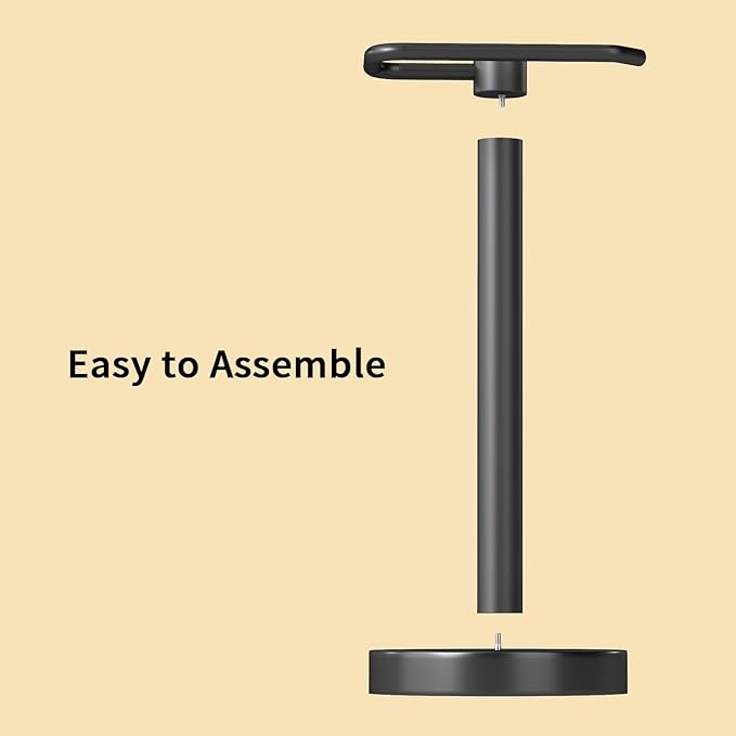 YUMORE Hand Towel Holder Stand Countertop Towel Rack Free Standing Towel Bar Hanger for Bathroom Kitchen Pro Max Matte Black