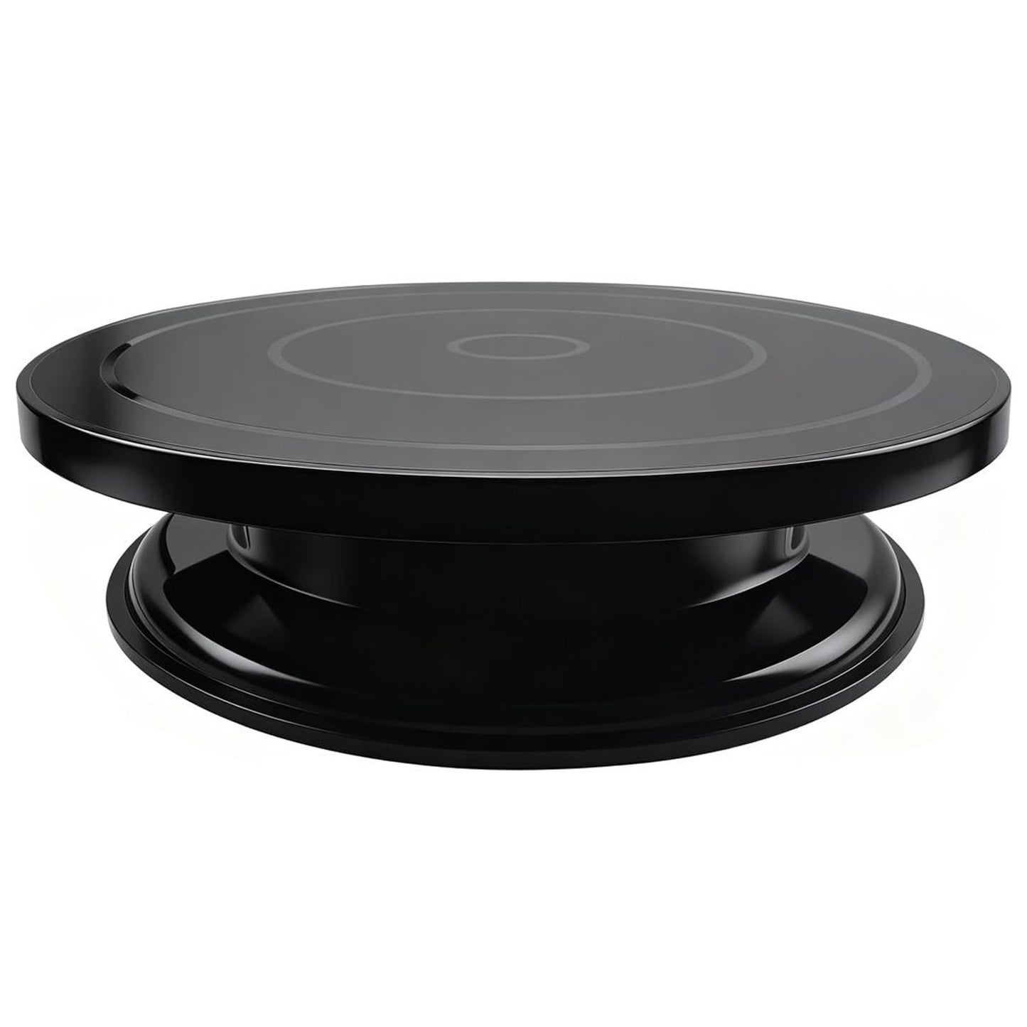 OZXNO Cake Decorating Turntable 11 Inch Cake Turntable Anti-Slip Rotating Cake Stand for Decorating(1pcs Black)