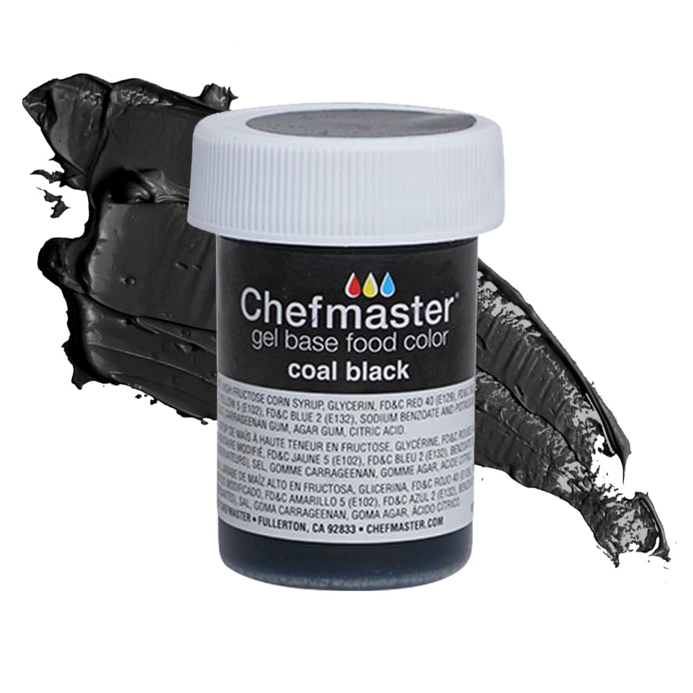Chefmaster Lemon Yellow Gel Food Coloring | Vibrant Color | Professional-Grade Dye for Icing, Frosting, Fondant | Baking & Decorating | Fade-Resistant | Easy-to-Use | Made in USA | 1 oz