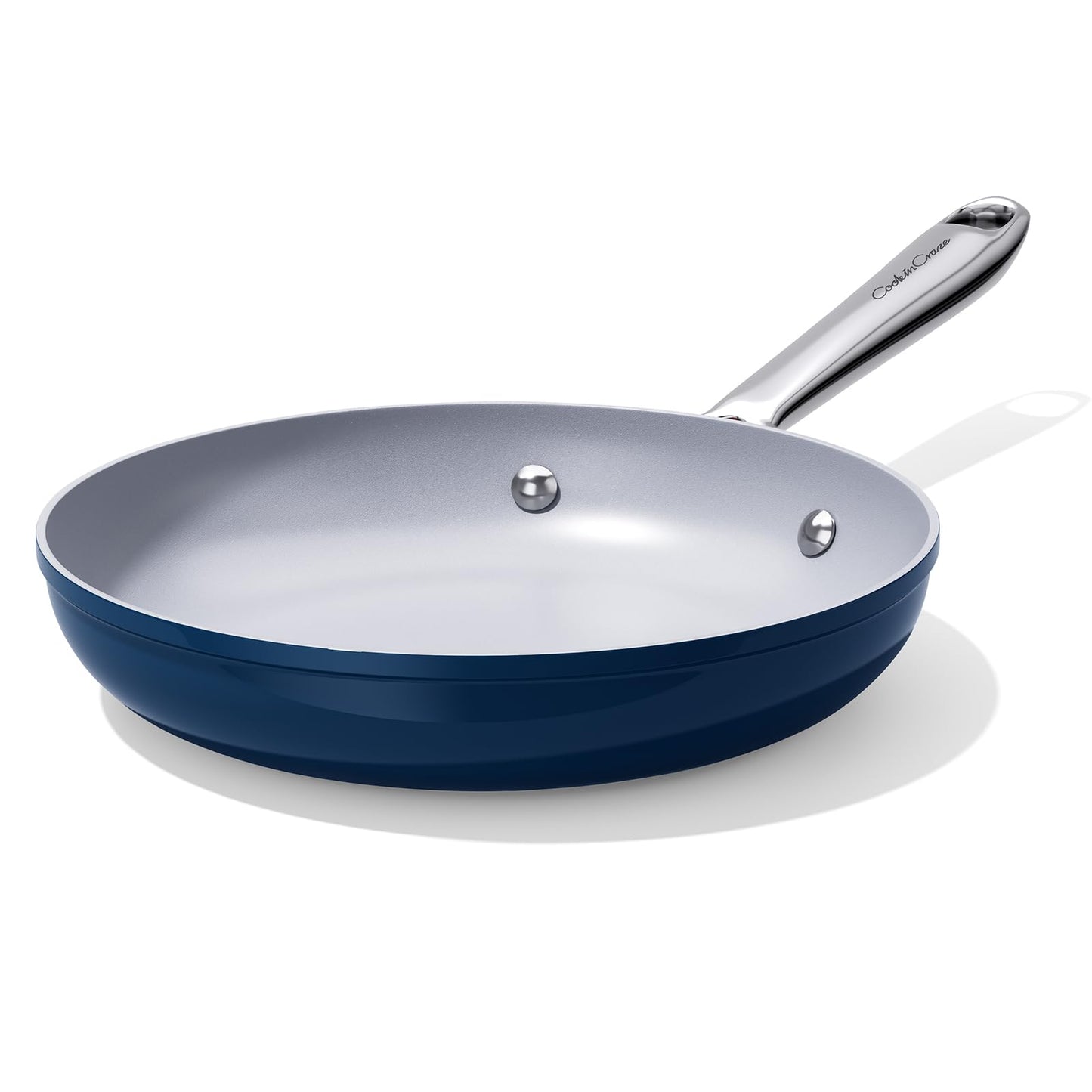 CookinCraze Premium Ceramic Frying Pan, 10 Inch Nonstick Skillet