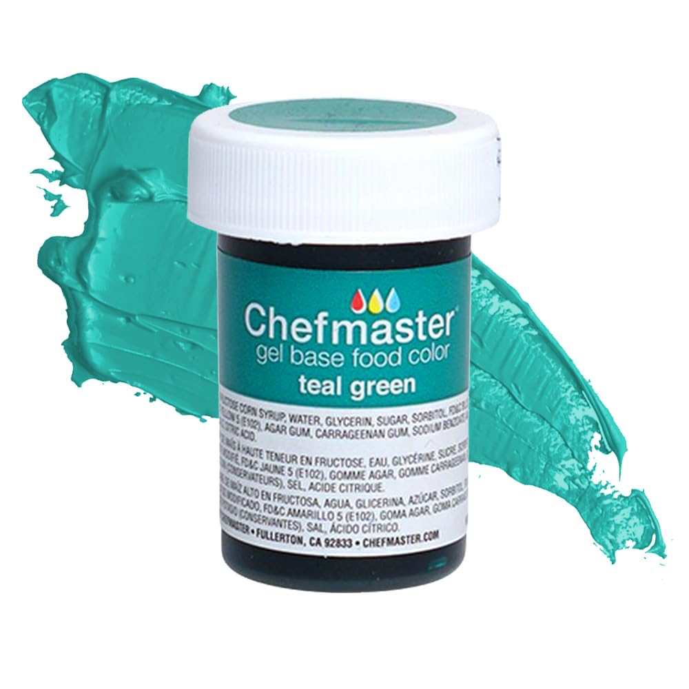 Chefmaster Lemon Yellow Gel Food Coloring | Vibrant Color | Professional-Grade Dye for Icing, Frosting, Fondant | Baking & Decorating | Fade-Resistant | Easy-to-Use | Made in USA | 1 oz