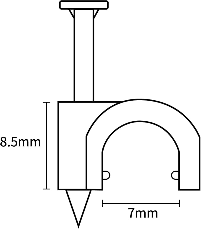 Cable Clips, Wire Wall Clips