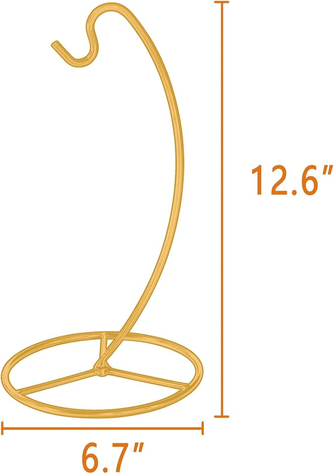 Banana Holder Stand, Banana Hanger Stand Black, Metal Bananas Tree Hanger to Keep Bananas Fresh Gold