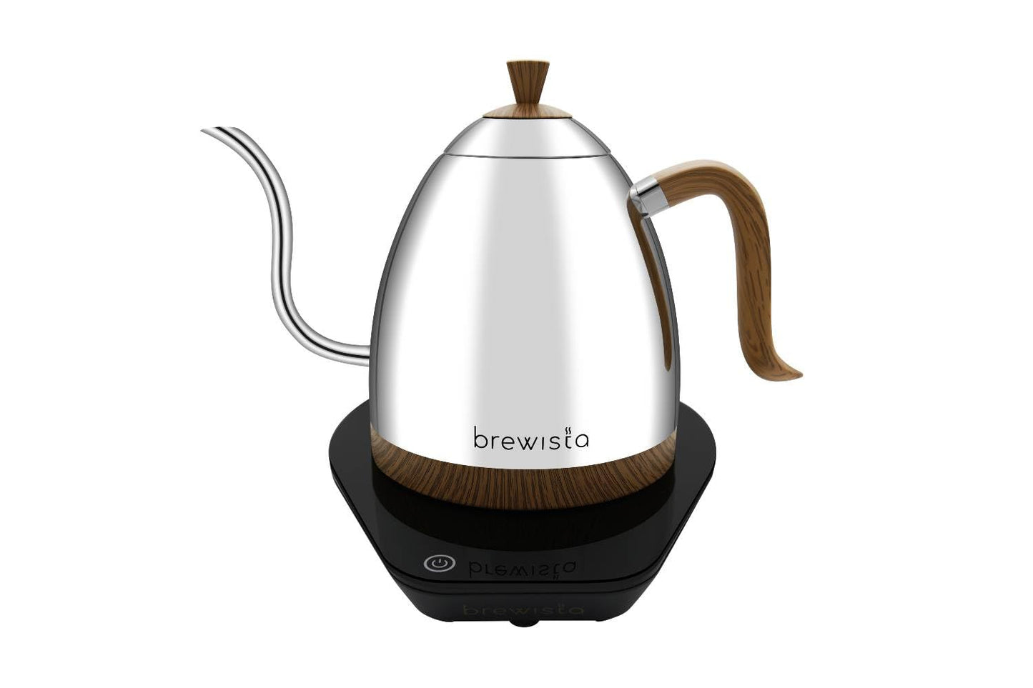 Brewista Artisan Electric Gooseneck Kettle, Water Boiler with LCD Panel, Precise Temperature Control, Fast Boiling and Keep Warm Settings for Pour-Over Coffee & Tea, Café, 1 Liter (Stainless Steel)