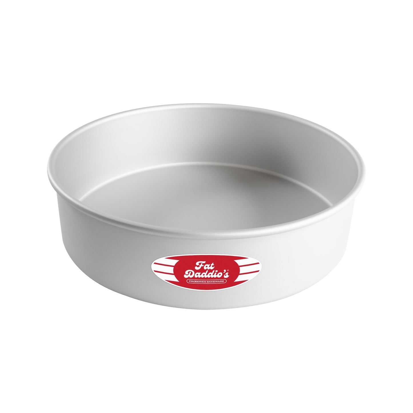 Fat Daddio's Anodized Aluminum Round Cake Pans, 2 Piece Set, 5 x 2 Inch