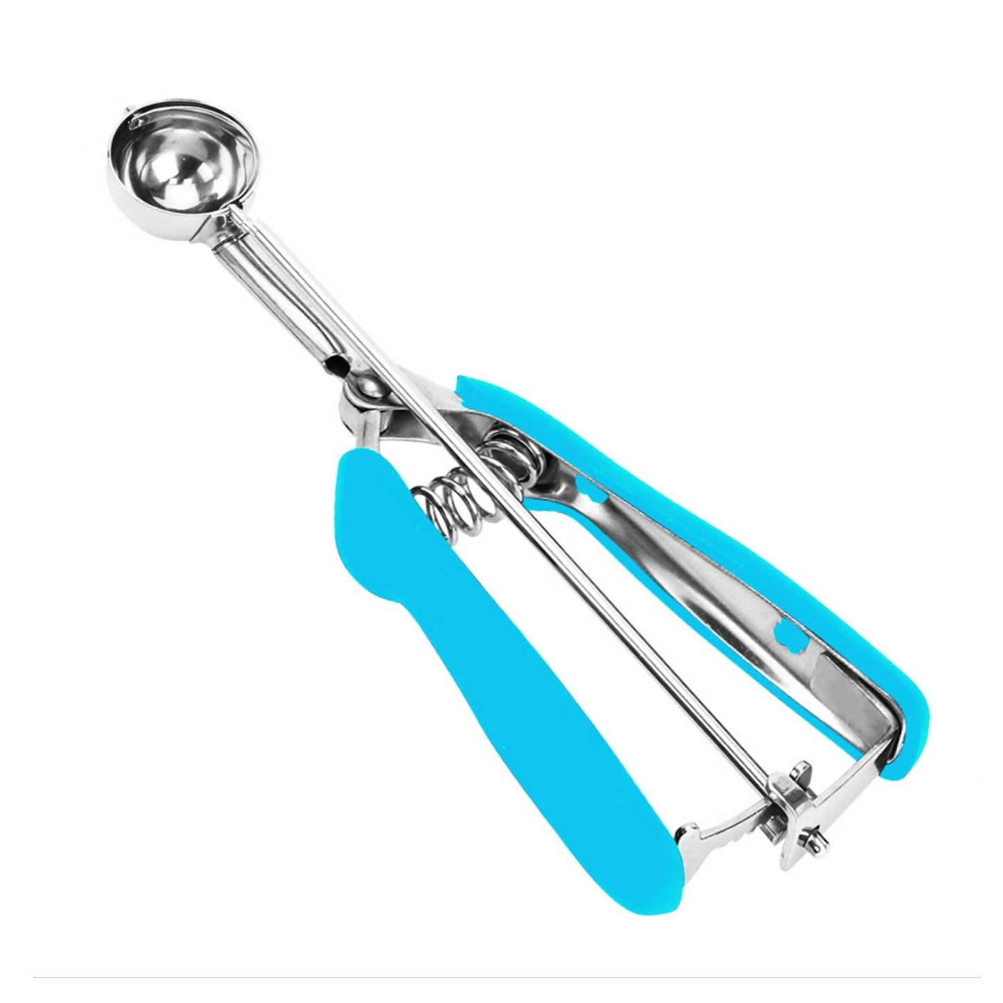 Cookie Scoop, Ice Cream Scoop, 1Tbsp/15 ml/0.5oz Cookie Scoops for Baking, 18/8 Stainless Steel Cookie Scooper for Baking, Cookie Dough Scoop with Non-slip Grip (Red)
