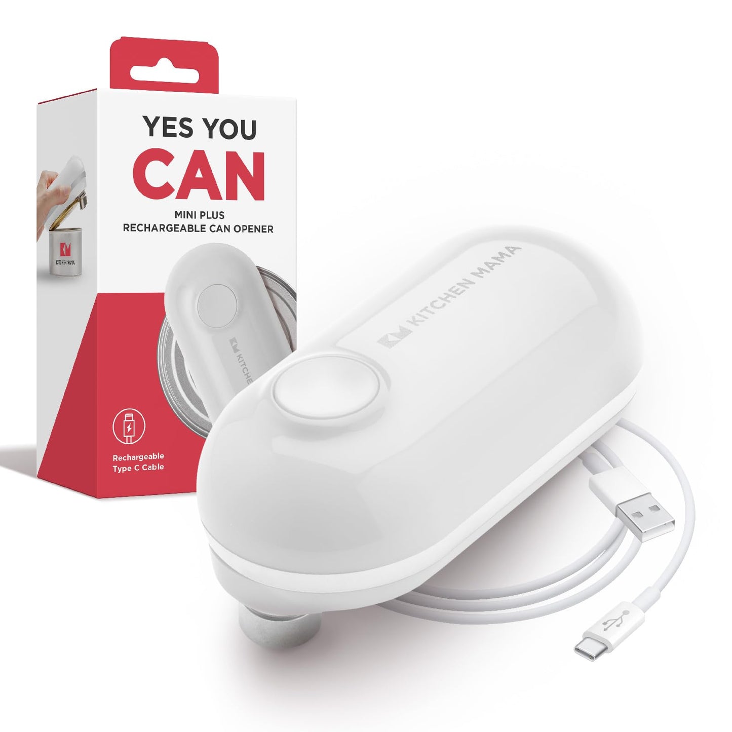 Kitchen Mama Mini Plus Electric Can Opener, Teal