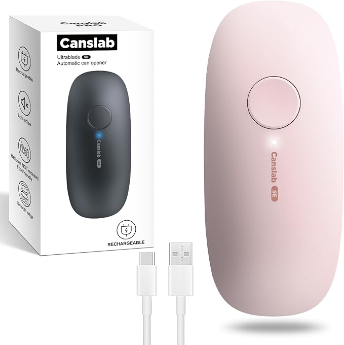 Canslab Ultrablade SE Electric Can Opener, USB-C Rechargeable, Smooth Edge