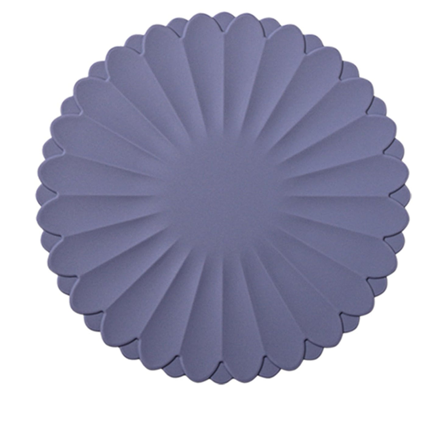 Heat-Resistant Silicone Trivet Mats, Non-Slip Hot Plate Holder for Kitchen Countertops & Dining Table, Reusable Pot Holder Pad with Secure Grip, Dishwasher Safe (Sea Sky Blue, Diameter: 18cm/7.09")